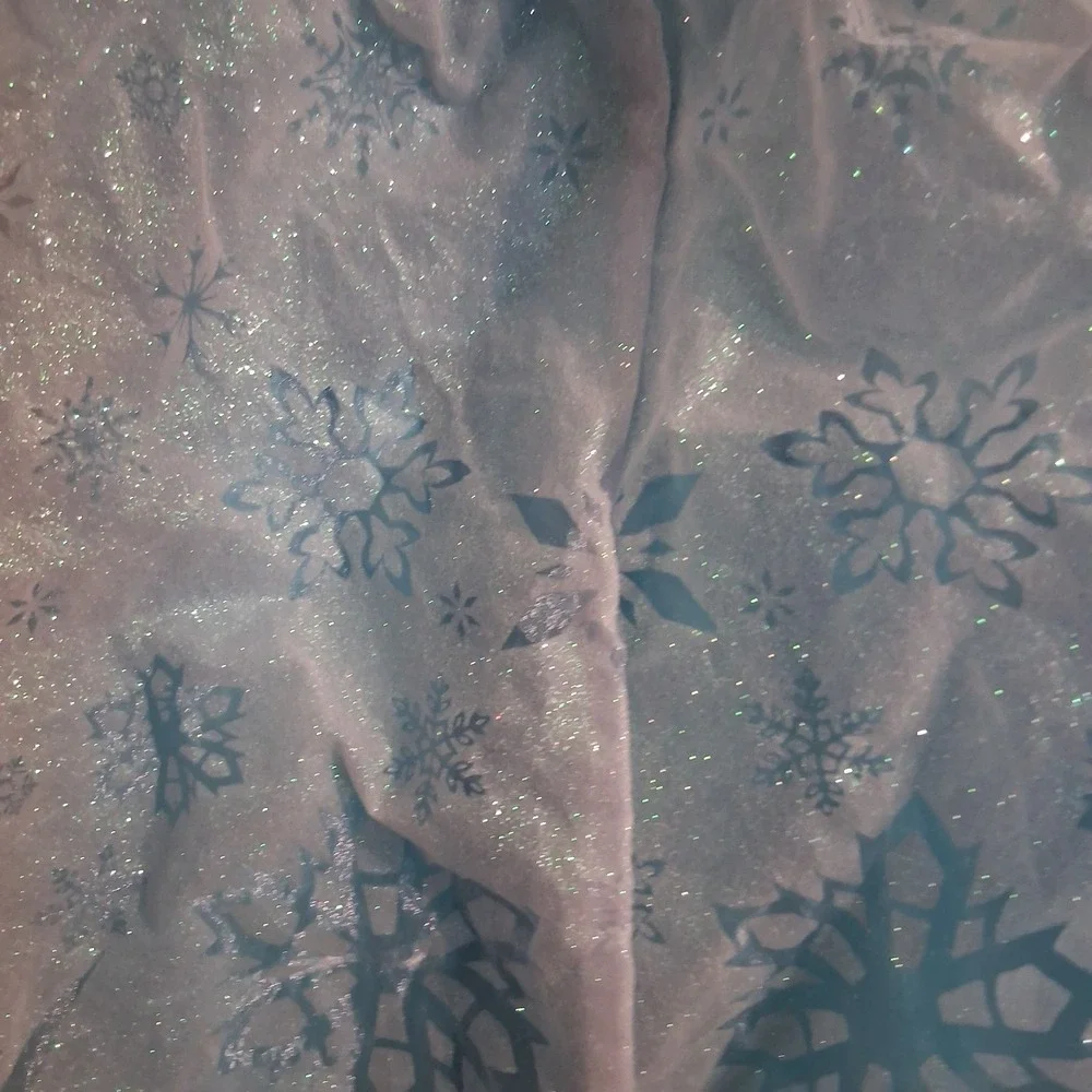 Disney Princess Queen Elsa Frozen Costume 7/8 Iridescent EUC